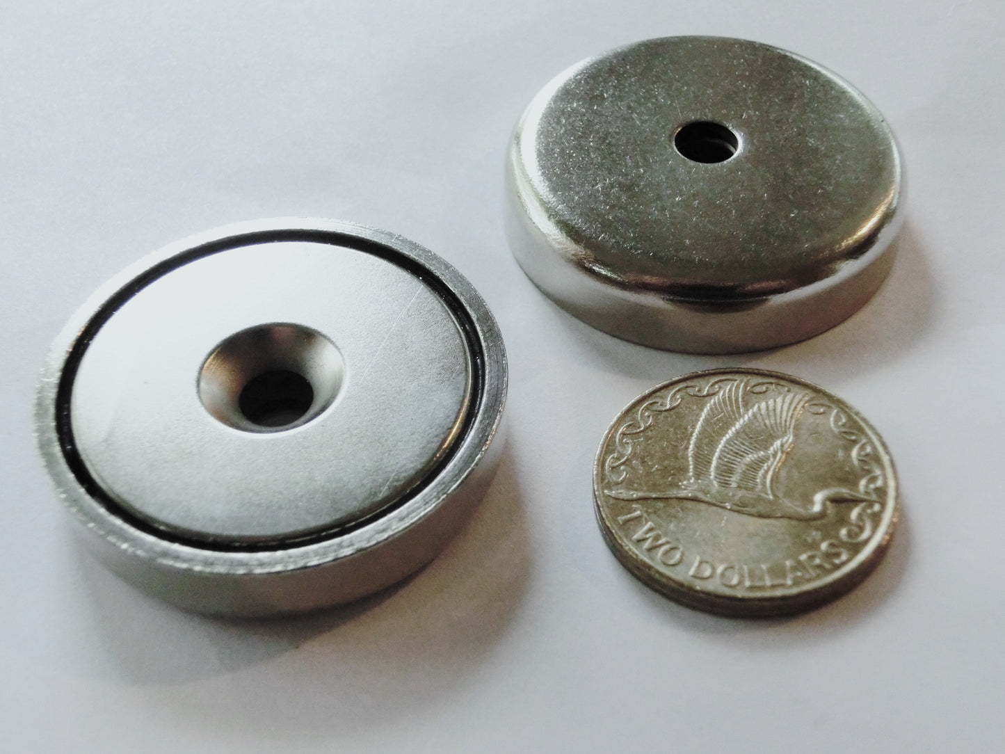 42mm Dia x 9.1mm Pot Magnets | Pack of 2