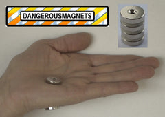 20mm Dia x 5mm with 4mm hole  |  Pack of 4