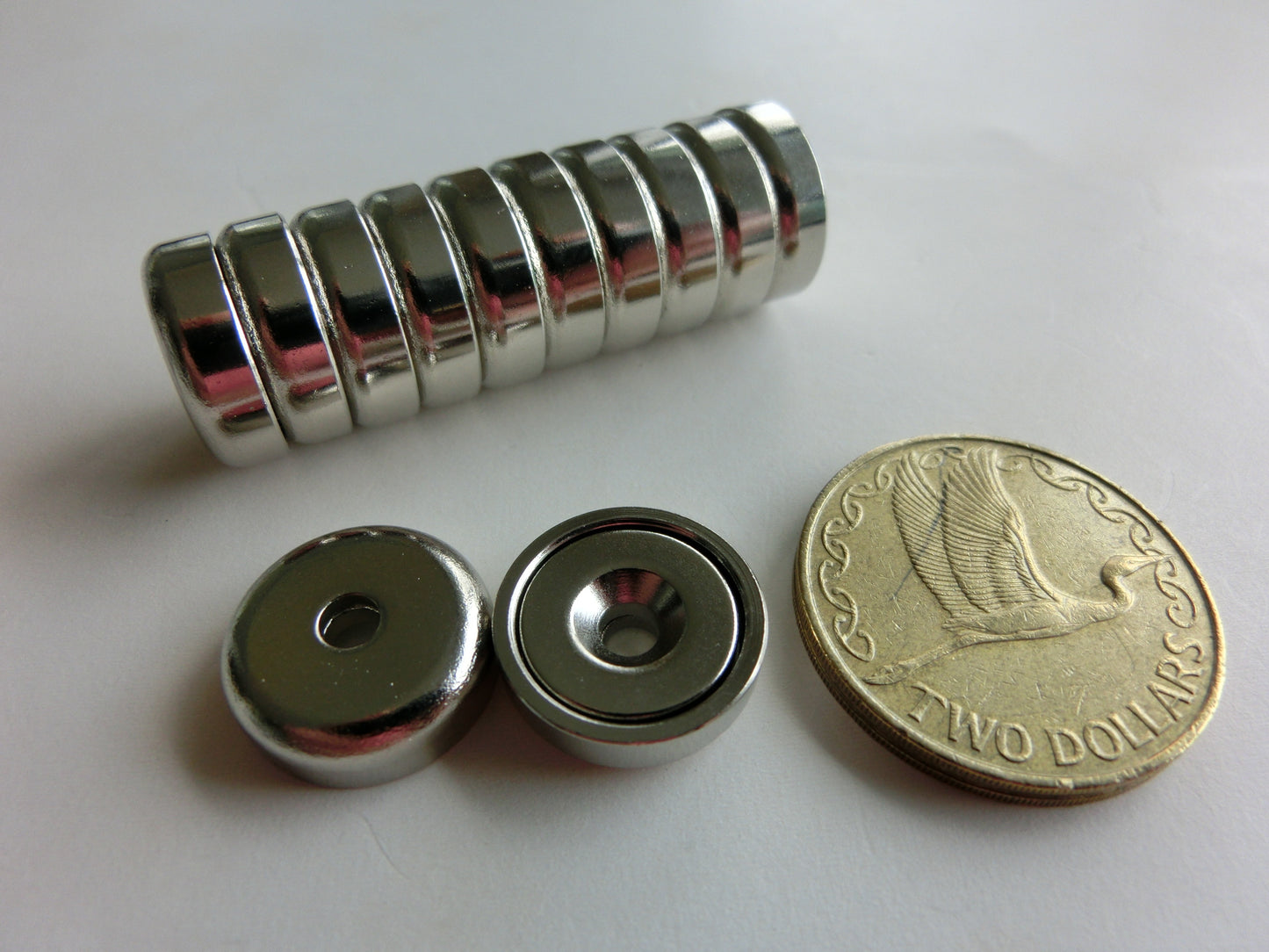 16mm Dia x 5.1mm Pot Magnets  |  Pack of 12